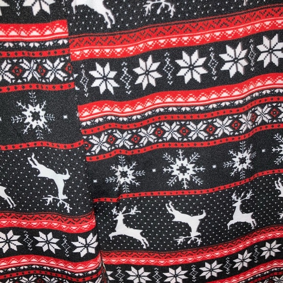 M/L | Fleece Reindeer Legging - Picture 5 of 7